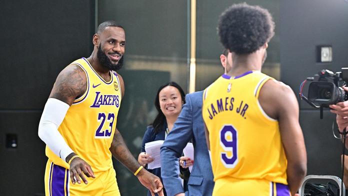 LeBron James a jeho syn Bronny