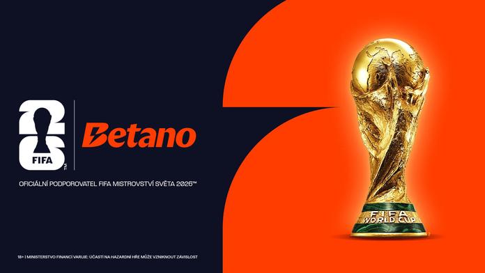 Betano se stává oficiálním podporovatelem mistrovství světa ve fotbale FIFA World Cup 2026™ pro Evropu a Jižní Ameriku
