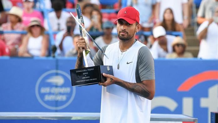 Kyrgios potvrdil formu. Po třech letech získal titul, triumfoval v deblu i singlu