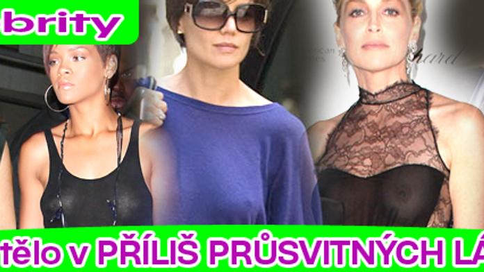 Celebrity ukazují tělo v PŘÍLIŠ PRŮSVITNÝCH LÁTKÁCH