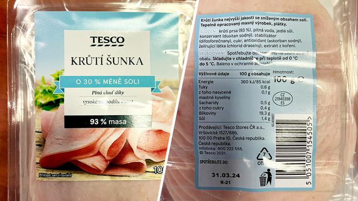 Šunka obsahuje bakterii Listeria monocytogenes