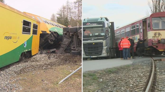 Šílený pátek na přejezdech: Deset zraněných, dva vlaky vykolejily!