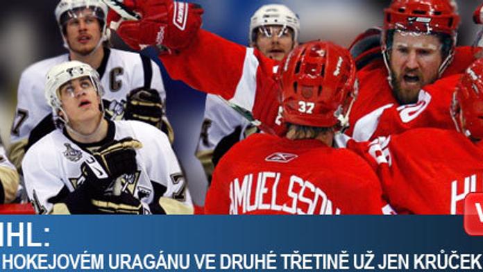 Drtivá druhá třetina rozhodla o tom, že Detroit sahá po Stanley Cupu