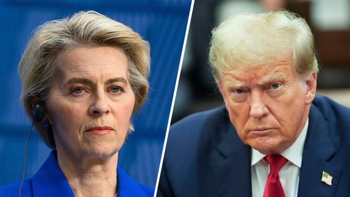Ursula von der Leyenová a Donald Trump