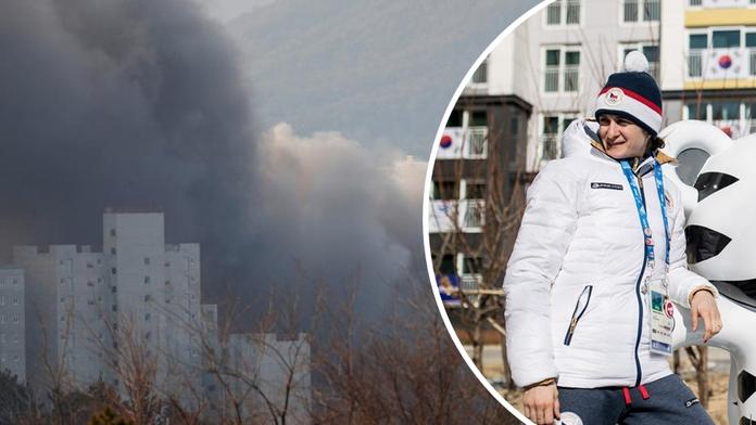 POŽÁR blízko olympijské vesnice: Neví se, jestli je někdo zraněn!
