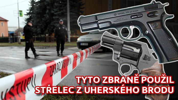 Tohle jsou zbraně, kterými šílenec v Brodu postřílel 8 LIDÍ!