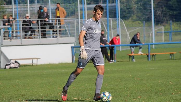 Brankář Chlumce nad Cidlinou Jakub Brát