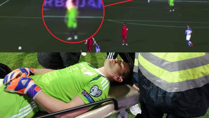 Pyro není zločin? Ruský brankař Akinfejev skončil v nemocnici
