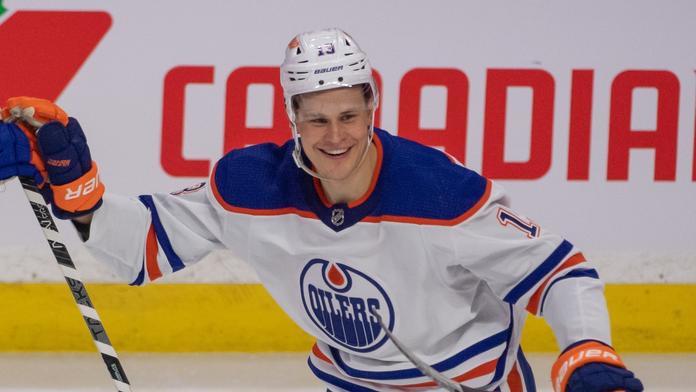 Jesse Puljujärvi v dresu Edmontonu Oilers