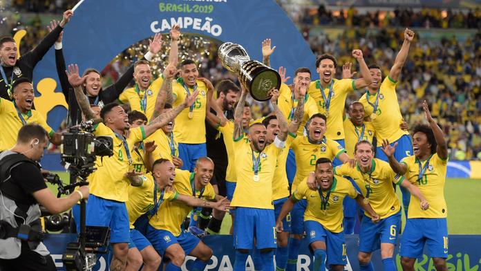 Brazílie- vítězové Copa América 2019