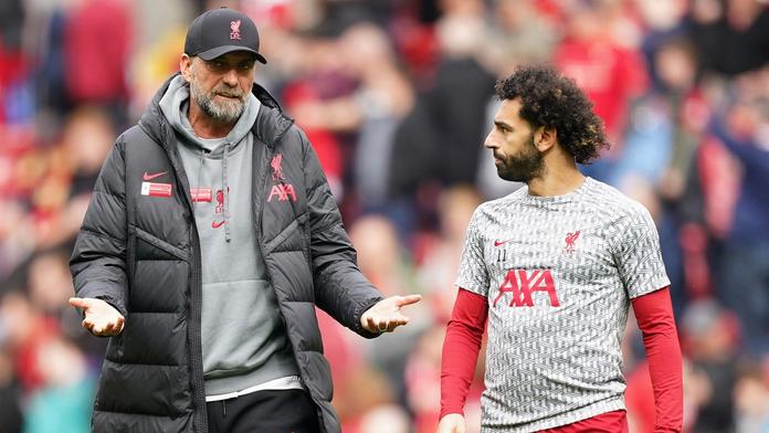Jürgen Klopp a Mohamed Salah