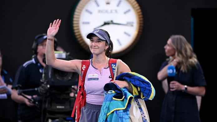 Eva Lysová se loučí s Australian Open