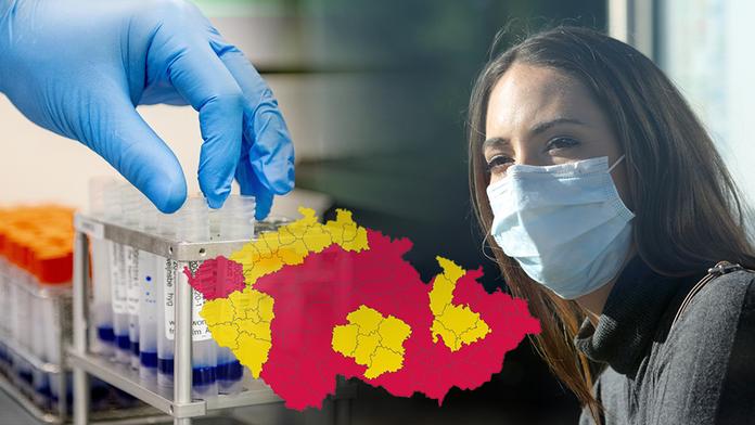 Česko na semaforu nákazy dál rudne, červená už je většina okresů i krajů!