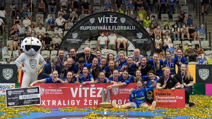 Florbalistky Vítkovic slaví hattrick. V krásném finále přestřílely Chodov