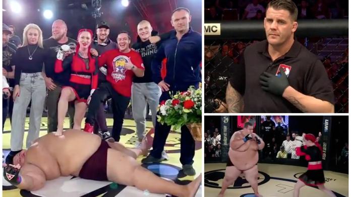 Odporné a zahanbující, kritizuje UFC rozhodčí zápas 240kilového obra