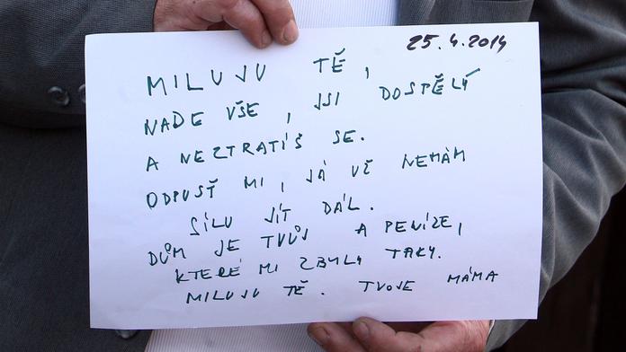 Vzkaz Bartošové pro syna Artura není dopis na rozloučenou!