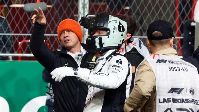 Brad Pitt Las Vegas F1