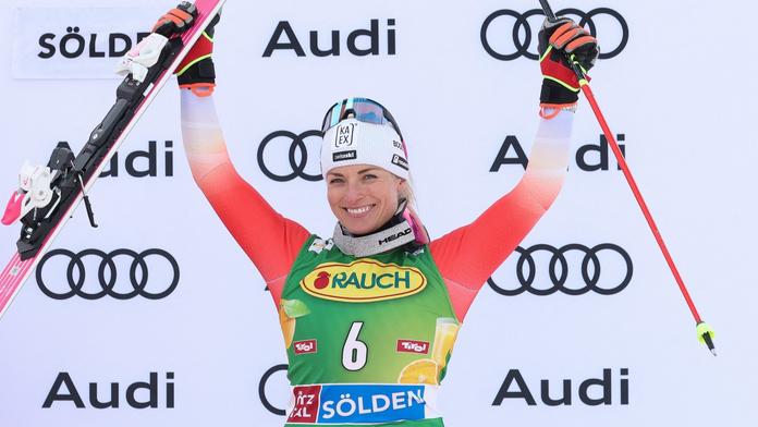 Na konci října ještě Lara Gutová-Behramiová slavila v Söldenu třetí místo v SP