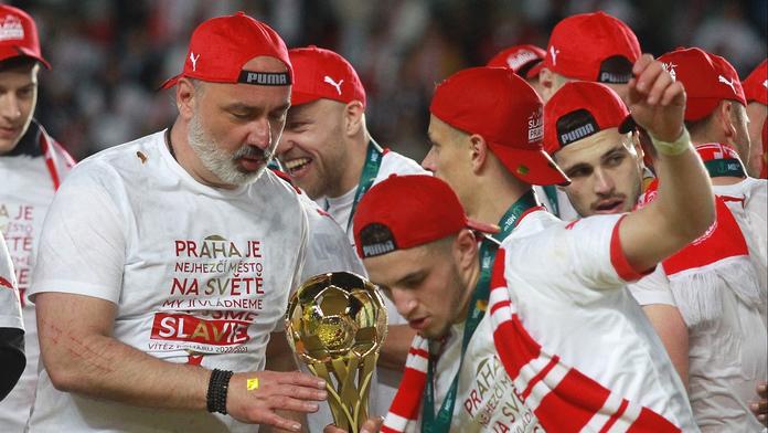 Výhra na hřišti i v hledišti, liboval si po finále Trpišovský. Je to slast, dodal