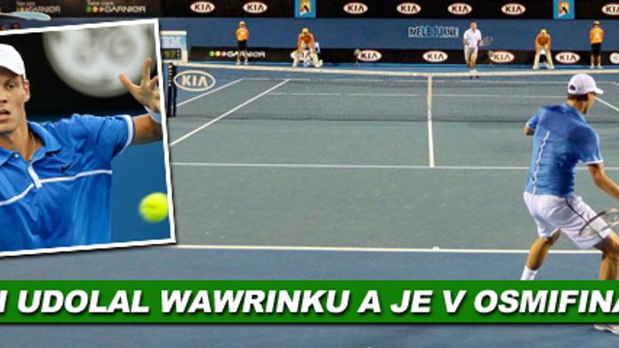 Tomáš Berdych porazil Wawrinku. Čeká na něj Federer
