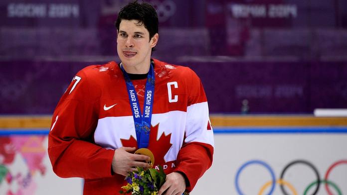 Sidney Crosby na olympiádě v Soči