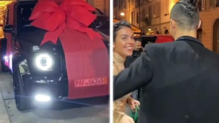 Překvapený Ronaldo, na ulici ho přepadli kámoši i s luxusním dárkem
