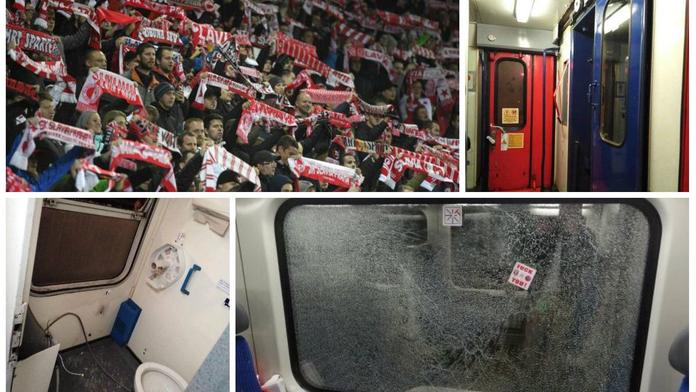 Fanoušci Slavie poškodili vlaky! Pohled na škody žene slzy do očí