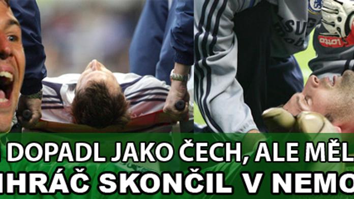 Fotbalový masakr: Hráč v bezvědomí a brankář s rozbitou hlavou