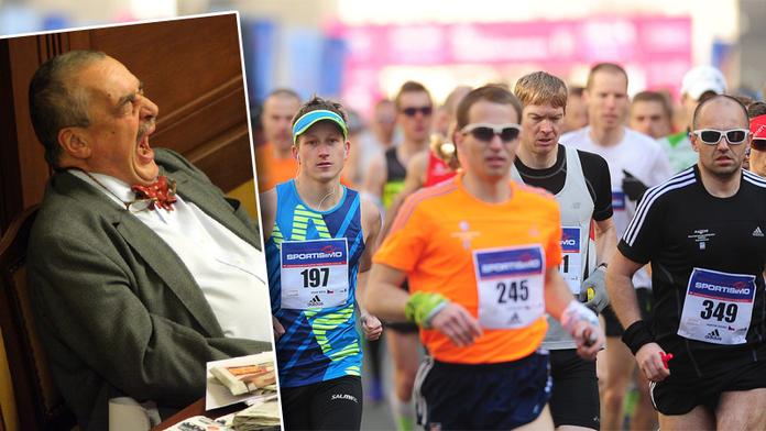 Kníže Schwarzenberg na trati půlmaratonu v Praze! Jak dopadl?