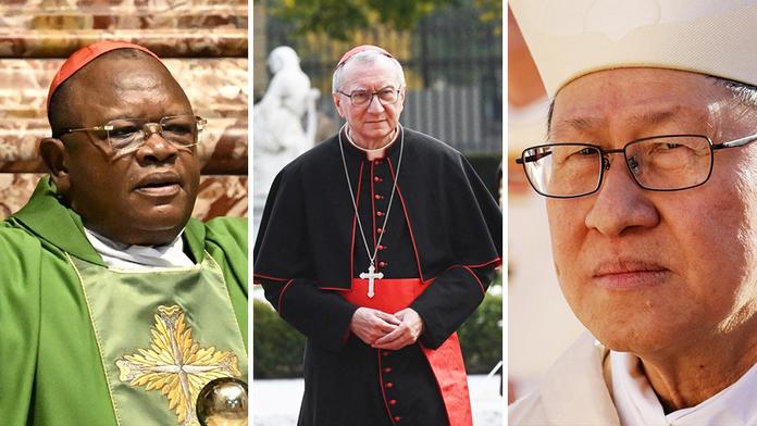 Fridolin Ambongo Besungu, Pietro Parolin a Luis Antonio Gokim Tagle