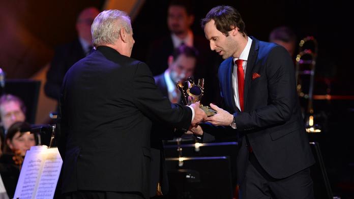Zeman mezi fotbalisty? Čech od něj dostal korunu, Pelta se culil