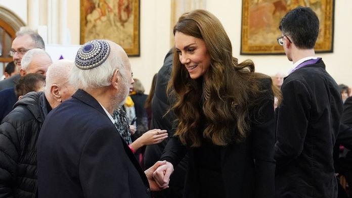 Kate na akci k Mezinárodnímu dni památky obětí holocaustu, 27. 1. 2025