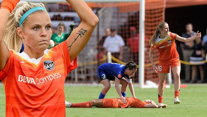 Sport, vedro a vy málo pijete? Sexy fotbalistka na to doplatila! VIDEO