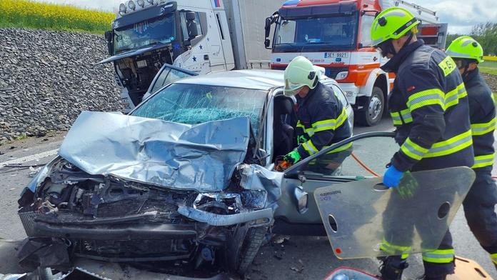 Vážná dopravní nehoda v Pardubickém kraji