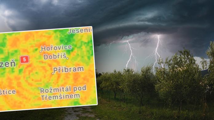 Na radarech se při bouřce objevily záhadné kruhy. Odborník jev vysvětlil