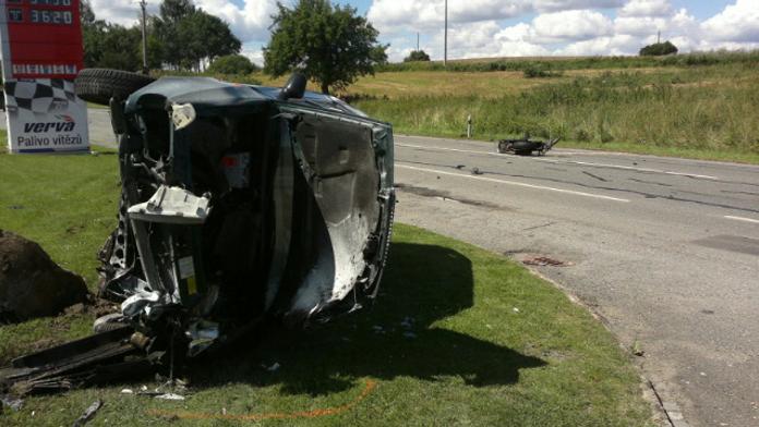 Felicie se srazila s motorkou. Šest zraněných!