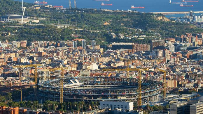Barcelonský stadion Camp Nou prochází rozsáhlou modernizací