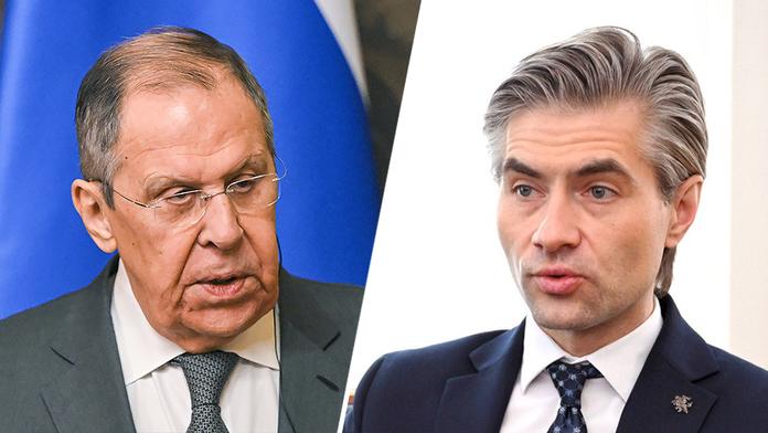 Sergej Lavrov a Kestutis Budrys