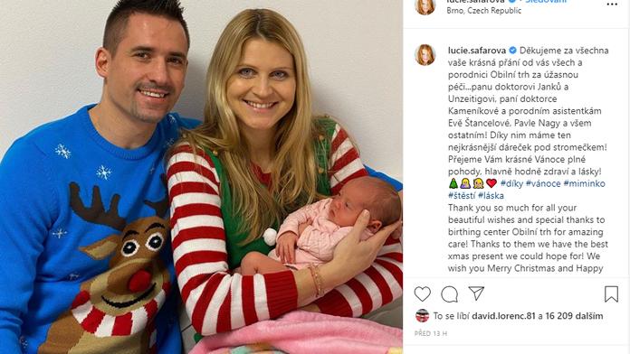 Ten nejkrásnější dárek! Šáfářová s Plekancem poprvé ukázali svou dceru