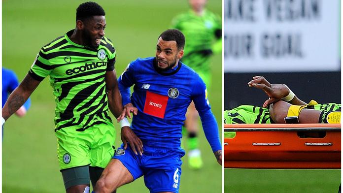 Jen pro silné povahy! Fotbalista si nechutným způsobem zlomil ruku