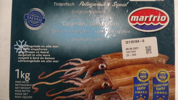 Máte tyto mořské plody doma? Vraťte je zpět do obchodu. Obsahují kadmium