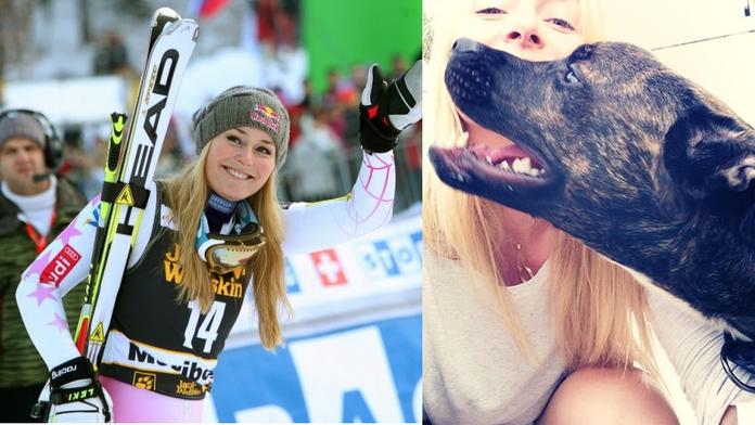 Krásná Lindsey adoptovala psa. Má taky koleno nadranc!