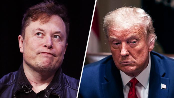Elon Musk a Donald Trump