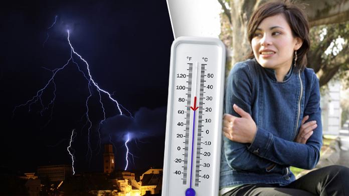 Teploty se propadnou, v polovině týdne udeří bouřky. PŘEDPOVĚĎ