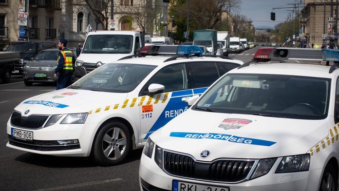 Maďarská policie, ilustrační fotografie