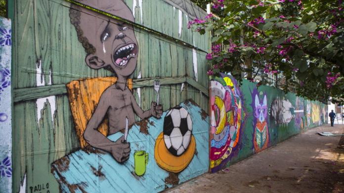 Díla GRAFFITI zkrášlila brazilské ulice. Často ale upozorňují na bídu