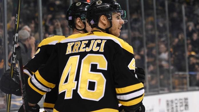 Pastrňák i Krejčí slavili gól, Boston ale na Edmonton nestačil