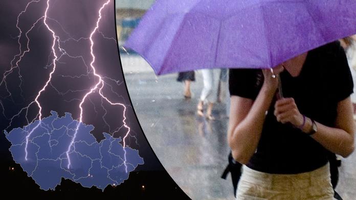 POZOR! ZÁPLAVY ohrožují už PĚT KRAJŮ! MAPY SRÁŽEK