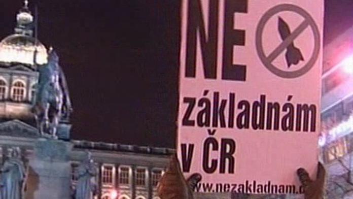 Praha svědkem demonstrace proti americkým radarům