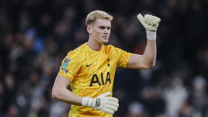 Antonín Kinský v dresu Tottenhamu